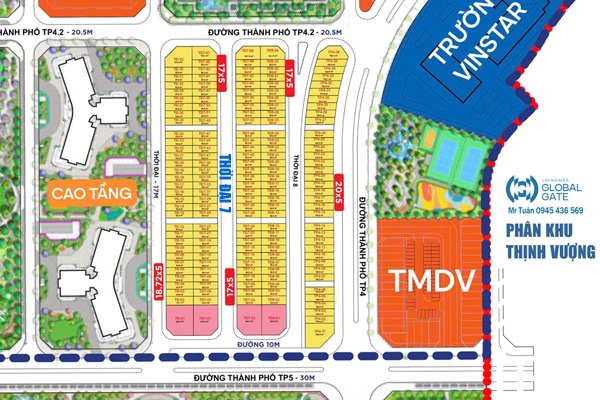 Booking THỜI ĐẠI 7-12 >> 46 (85m2/ 26,8 tỷ/ TTS -10%) | PHÂN KHU THỊNH VƯỢNG